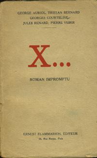 Image du vendeur pour X. Roman Impromptu mis en vente par Antipodean Books, Maps & Prints, ABAA