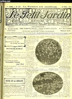 Image du vendeur pour LE PETIT JARDIN ILLUSTRE N 860 - Notes de la Semaine.Jardin Potager.   Le Cleri  ctes, Ch. Cl-MENT.L'Appartement.   Petites plantes et grands pots, S. Mottet.Jardin fruitier.   Moyens  employer pour faire produire les arbres rebelles mis en vente par Le-Livre