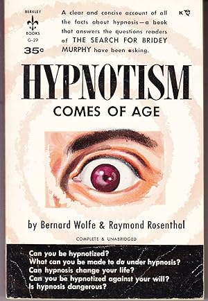 Seller image for Hypnotism Comes of Age for sale by John Thompson