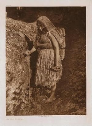 The Bark Gatherer [Woman in Cedar-Bark Clothing Carrying an Adze]