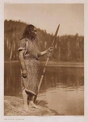The Whaler - Nootka [Male in Cedar-Bark Clothing with Spear]
