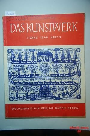 Das Kunstwerk. 2. Jahr, Heft 9. Monatschrift über alle Gebiete der bildenden Kunst.