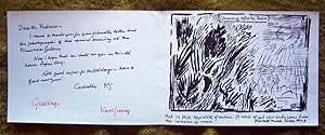 Thank You Note 1993 & 1994 (2 SIGNED letters by Karl Schrag )
