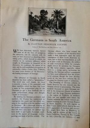 Bild des Verkufers fr The Germans In South America zum Verkauf von Legacy Books II