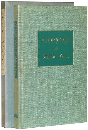 Seller image for Aforesaid for sale by Parrish Books