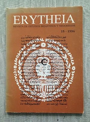 ERYTHEIA. Revista de Estudios Bizantinos y Neogriegos, nº 15