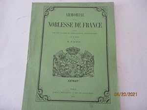 Image du vendeur pour Gnalogie - Armorial de la Noblesse de France - De Chappuis - Forez mis en vente par PORCHEROT Gilles -SP.Rance