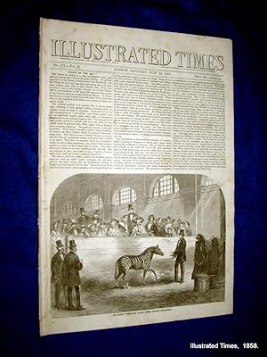 Bild des Verkufers fr Illustrated Times. No. 171. 10 July 1858. includes QUEEN'S VISIT to WARWICKSHIRE. zum Verkauf von Tony Hutchinson