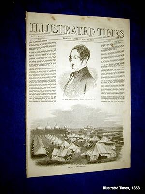 Bild des Verkufers fr Illustrated Times. No. 174. 31 July 1858. Includes GREAT SALT LAKE CITY, zum Verkauf von Tony Hutchinson