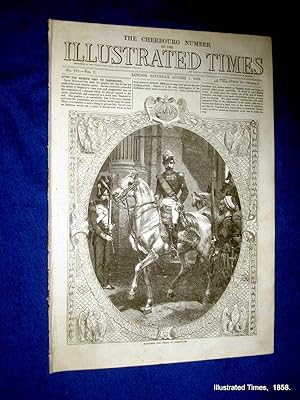 Immagine del venditore per Illustrated Times. No. 175. 7 August 1858. includes QUEEN'S VISIT to CHERBOURG, venduto da Tony Hutchinson