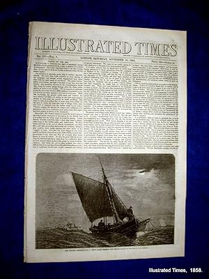 Bild des Verkufers fr Illustrated Times. No. 190. 20 November 1858. includes JEDDO, LAUNCH of PARAMATTA at BLACKWALL. NAGASAKI & SIMONOSEKI JAPAN, TOURANNE COCHIN- CHINA. zum Verkauf von Tony Hutchinson