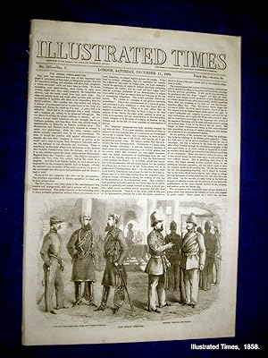 Immagine del venditore per Illustrated Times. No. 193. 11 December 1858. includes JAPAN, INDIAN PROCLOMATION. venduto da Tony Hutchinson