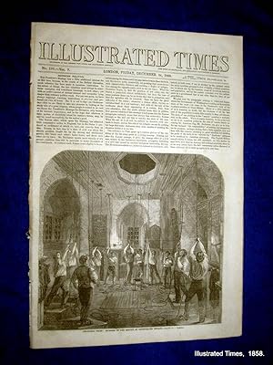 Bild des Verkufers fr Illustrated Times. No. 195. 24 December 1858. includes CHRISTMAS Theme. zum Verkauf von Tony Hutchinson