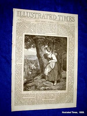 Bild des Verkufers fr Illustrated Times. No. 234. 24 September 1859. includes TIFLIS, CASTLE ASHBY, VICTORIA DOCKS LONDON. zum Verkauf von Tony Hutchinson