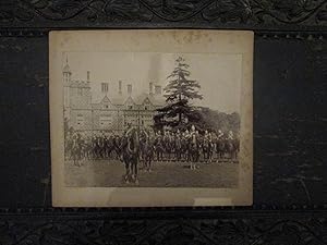 6th Inniskilling Dragoons. An Original Vinatge Photograph of a Mounted Part Squadron of the Regim...