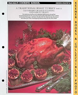 McCall's Cooking School Recipe Card: Chicken, Poultry 30 - Cranberry-Orange Stuffing & Giblet Gra...