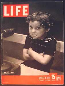 Life Magazine August 5, 1946 - Cover: Juvenile Juror