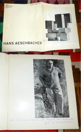 Hans Aeschbacher, Katalog.
