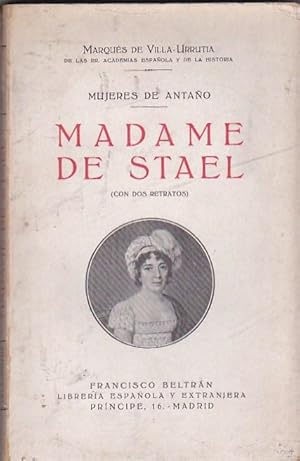 Imagen del vendedor de Madame de Stael a la venta por LIBRERA GULLIVER