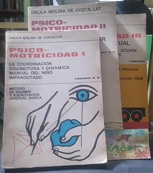 Imagen del vendedor de Psico-motricidad (3 tomos) a la venta por Librera El Pez Volador