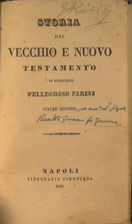 Storia del vecchio e nuovo testamento