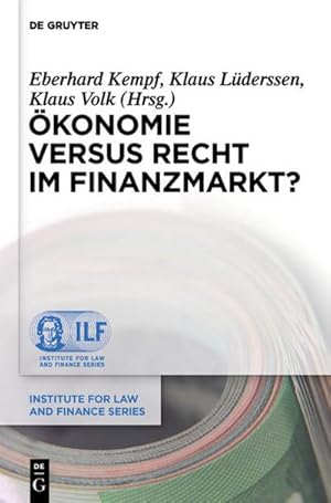 Bild des Verkufers fr konomie versus Recht im Finanzmarkt? zum Verkauf von AHA-BUCH GmbH