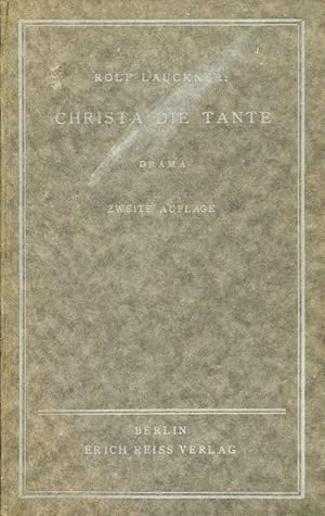 Seller image for Christa die Tante Drama for sale by Flgel & Sohn GmbH