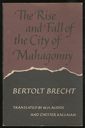 Bild des Verkufers fr The Rise and Fall of the City of Mahagonny zum Verkauf von Between the Covers-Rare Books, Inc. ABAA