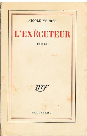Seller image for L'Excuteur for sale by Joie de Livre
