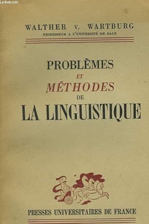 Image du vendeur pour PROBLEMES ET METHODES DE LA LINGUISTIQUE mis en vente par Le-Livre