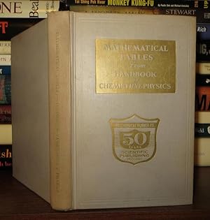 Imagen del vendedor de MATHEMATICAL TABLES From Handbook of Chemistry and Physics a la venta por Rare Book Cellar