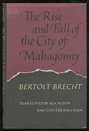 Bild des Verkufers fr The Rise and Fall of the City of Mahagonny zum Verkauf von Between the Covers-Rare Books, Inc. ABAA