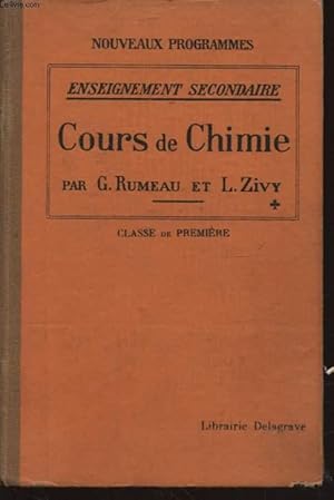 Seller image for COURS DE CHIMIE CLASSE DE PREMIERE for sale by Le-Livre