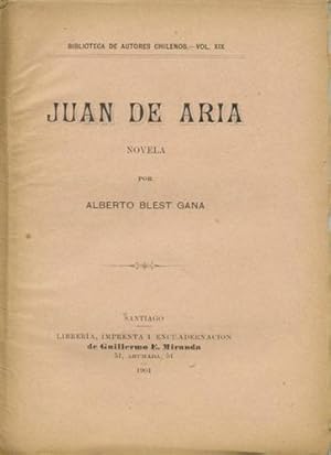 Juan de Aria. Novela