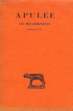 Bild des Verkufers fr APULEE, LES METAMORPHOSES, TOME II (LIVRES IV-VI) zum Verkauf von Le-Livre