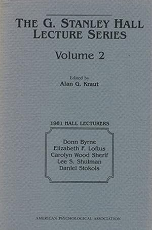 Seller image for The G. Stanley Hall Lecture Series (Volume 2) for sale by Diatrope Books