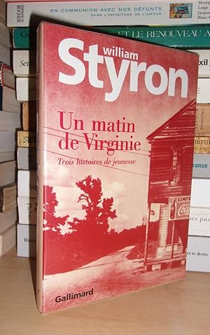 Seller image for UN MATIN DE VIRGINIE : Trois Histoires De Jeunesse for sale by Planet's books