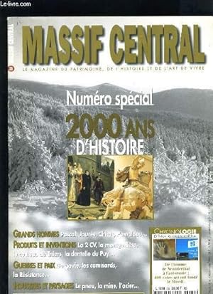 Bild des Verkufers fr MASSIF CENTRAL N36 - NUMERO SPECIAL 2000 ANS D'HISTOIRE zum Verkauf von Le-Livre