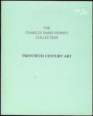 Immagine del venditore per The Charles Rand Penney Collection: Twentieth Century Art (November 12, 1983 - January 8, 1984) venduto da Bookmarc's
