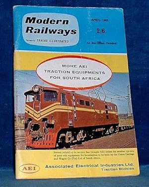 MODERN RAILWAYS formerly "Trains Illustrated" April 1962 Vol. XV No.163