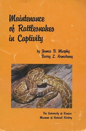 Seller image for Maintenance of Rattlesnakes in Captivity. for sale by Frank's Duplicate Books