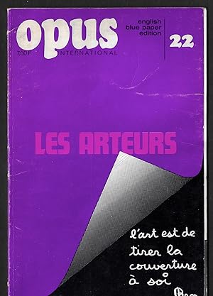 Seller image for OPUS INTERNATIONAL N 22 - Les auteurs ou le depassement de l'art for sale by ART...on paper - 20th Century Art Books