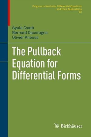 Bild des Verkufers fr The Pullback Equation for Differential Forms zum Verkauf von AHA-BUCH GmbH