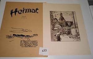 Image du vendeur pour Heimat 9 Zeichnungen in Feder und Tusche mis en vente par Versandhandel fr Sammler