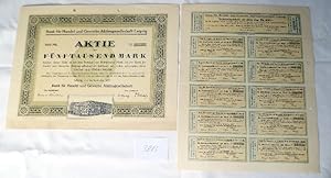 Bank für Handel und Gewerbe AG Leipzig 24.09.1923 plus Erneuerungsschein