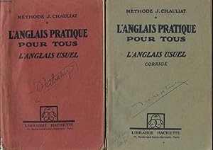 Seller image for L ANGLAIS PRATIQUE POUR TOUS L ANGLAIS USUEL + CORRIGE EN 2 VOLUMES for sale by Le-Livre