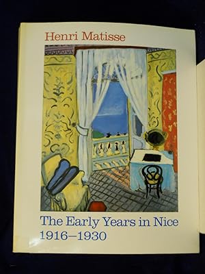 Immagine del venditore per Henri Matisse: The Early Years in Nice, 1916-1930 venduto da Gil's Book Loft