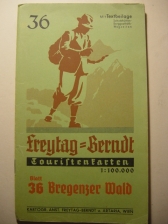 Bild des Verkufers fr Bregenzer Wald Touristenkarten, Touristen-Wanderkarte zum Verkauf von Allguer Online Antiquariat