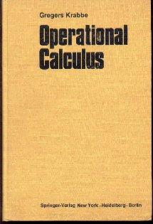 Bild des Verkufers fr Operational Calculus zum Verkauf von Librairie  la bonne occasion