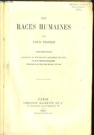 Seller image for Les Races Humaines. Tableau de la Nature. for sale by Le-Livre